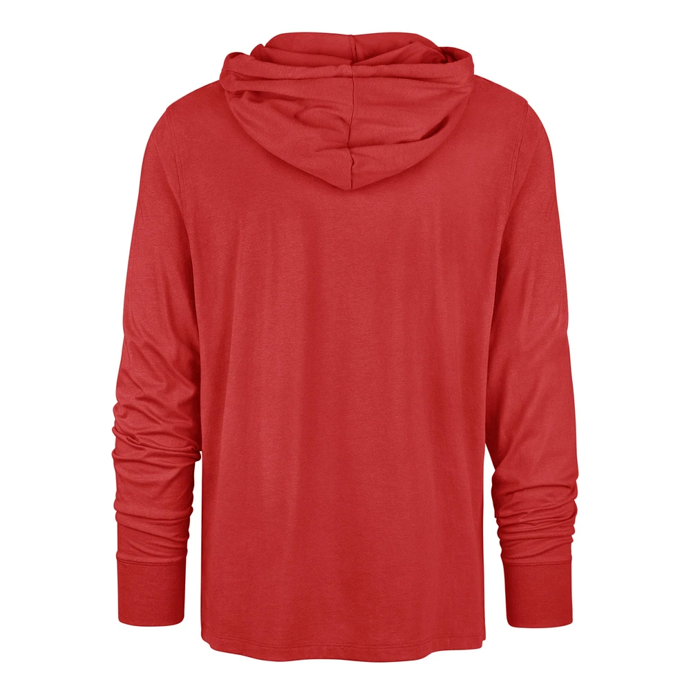 Men's '47 Red St. Louis Cardinals Field Franklin Pullover Hoodie