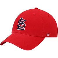 Casquette réglable '47 Red St. Louis Cardinals Game Clean Up pour homme