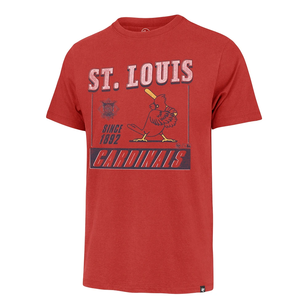 Men's '47 Red St. Louis Cardinals Outlast Franklin T-Shirt