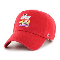 Men's '47  Red St. Louis Cardinals Team Pride Clean Up Adjustable Hat