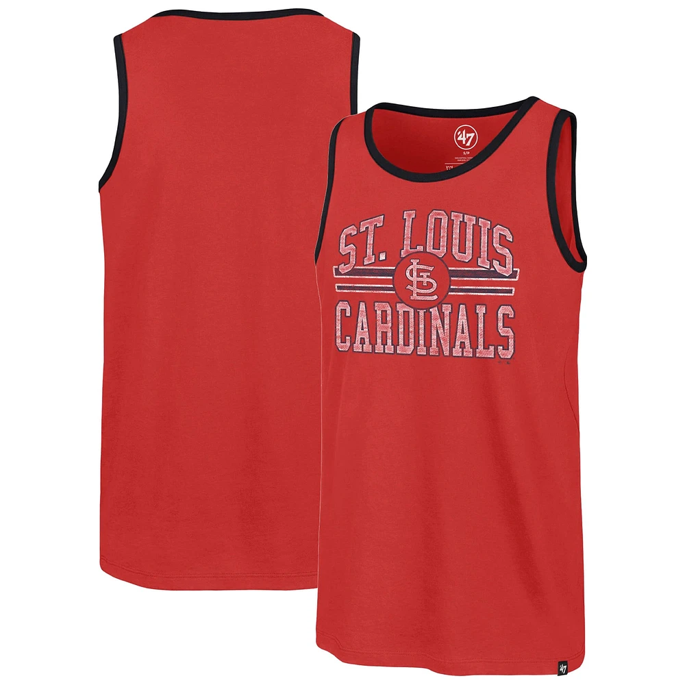 Men's '47 Red St. Louis Cardinals Winger Franklin Tank Top