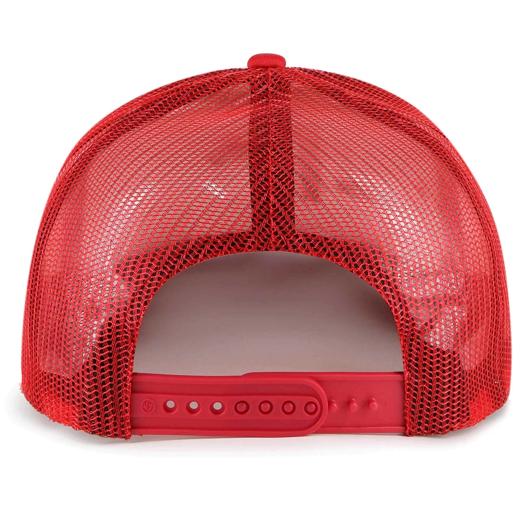 Casquette réglable de camionneur en mousse pour hommes '47 blanc/rouge St. Louis Cardinals 2024 Spring Training