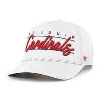 Casquette ajustable Condor Hitch blanche '47 pour homme des Cardinals de St. Louis