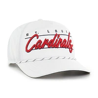 Casquette ajustable Condor Hitch blanche '47 pour homme des Cardinals de St. Louis