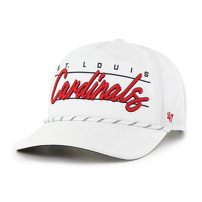 Casquette ajustable Condor Hitch blanche '47 pour homme des Cardinals de St. Louis