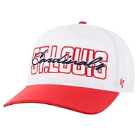 Casquette ajustable blanche '47 pour homme des Cardinals de St. Louis Lineman Hitch