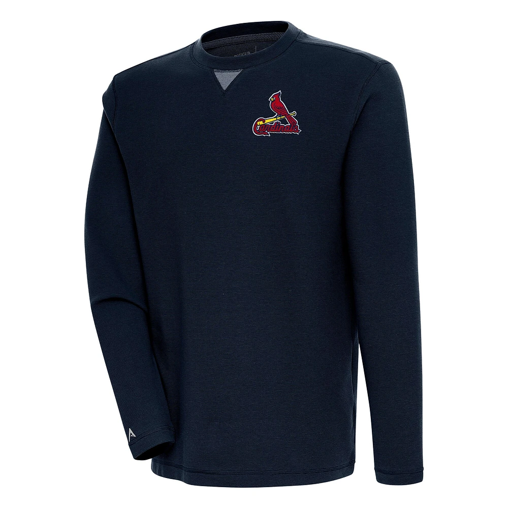 Sweat-shirt à enfiler Flier Bunker pour homme, bleu marine, St. Louis Cardinals