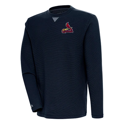 Sweat-shirt à enfiler Flier Bunker pour homme, bleu marine, St. Louis Cardinals