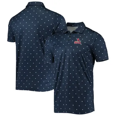 St. Louis Cardinals Columbia Omni-Wick Polo - Navy