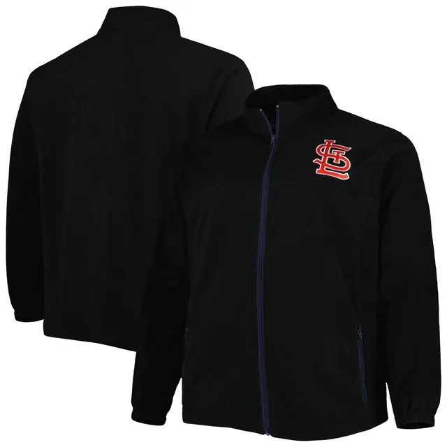 St Louis Cardinals Fleece Leather Jacket