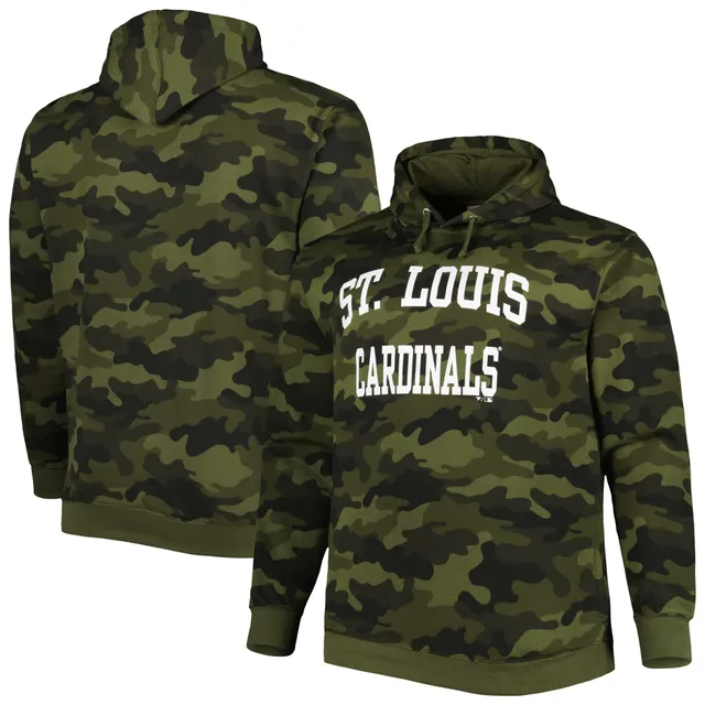 St. Louis Cardinals Stitches Team Logo Pullover Hoodie - Light Blue