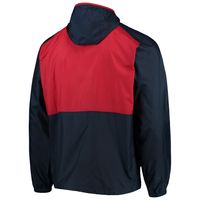 Men's Columbia Navy St. Louis Cardinals Cooperstown Collection Flash Forward Full-Zip Windbreaker Jacket