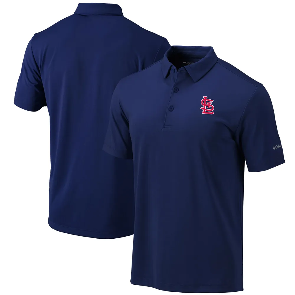 Columbia Chicago Cubs Red Omni-Wick Drive Polo