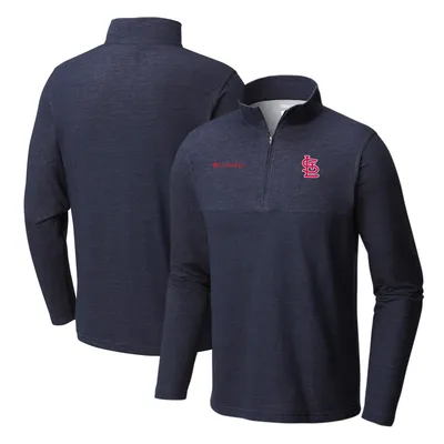 St. Louis Cardinals Columbia Omni-Wick Polo - Navy