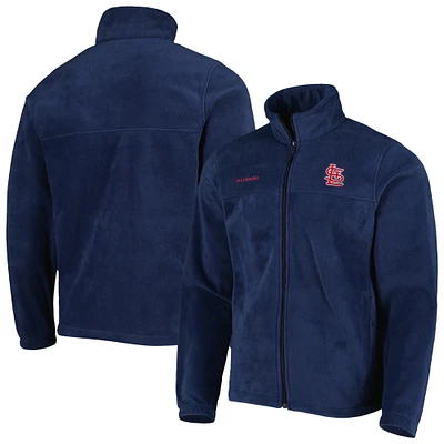 Men's Columbia Navy St. Louis Cardinals Steens Mountain Full-Zip Jacket