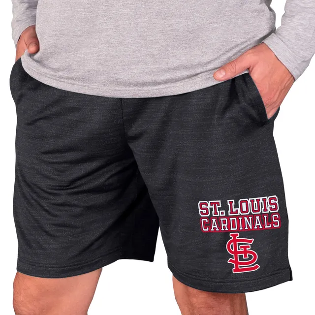 Lids St. Louis Cardinals Concepts Sport Breakthrough AOP Knit Split Shorts  - Navy/Red