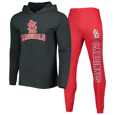 St. Louis Cardinals Antigua Victory Pullover Hoodie - Heathered Gray