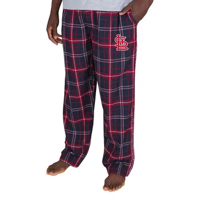 St. Louis Cardinals Concepts Sport Ultimate Plaid Flannel Pajama Pants - Navy