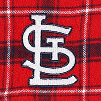 Men's Concepts Sport Red/Navy St. Louis Cardinals Ledger Flannel Boxers