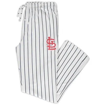 St. Louis Cardinals Concepts Sport Big & Tall Pinstripe Sleep Pants - White/Navy