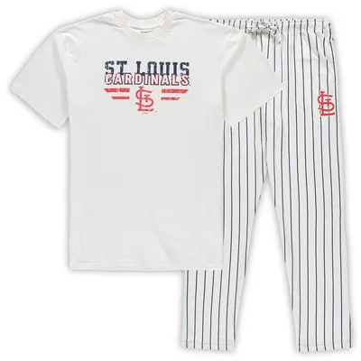 St. Louis Cardinals Women's Breakthrough Split Design Knit Sleep Pants -  Navy/Red