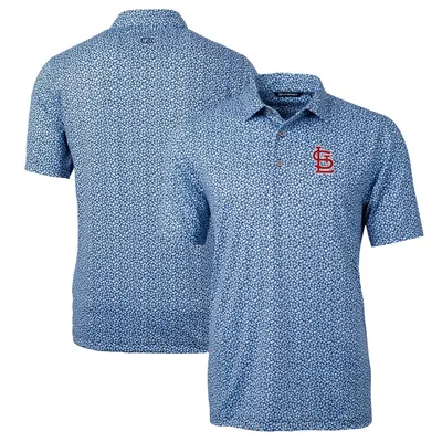 St. Louis Cardinals Cutter & Buck Big & Tall Forge Eco Stretch Recycled  Polo - Gray