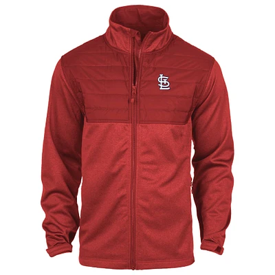 Veste entièrement zippée Dunbrooke Heather Red St. Louis Cardinals Explorer pour hommes