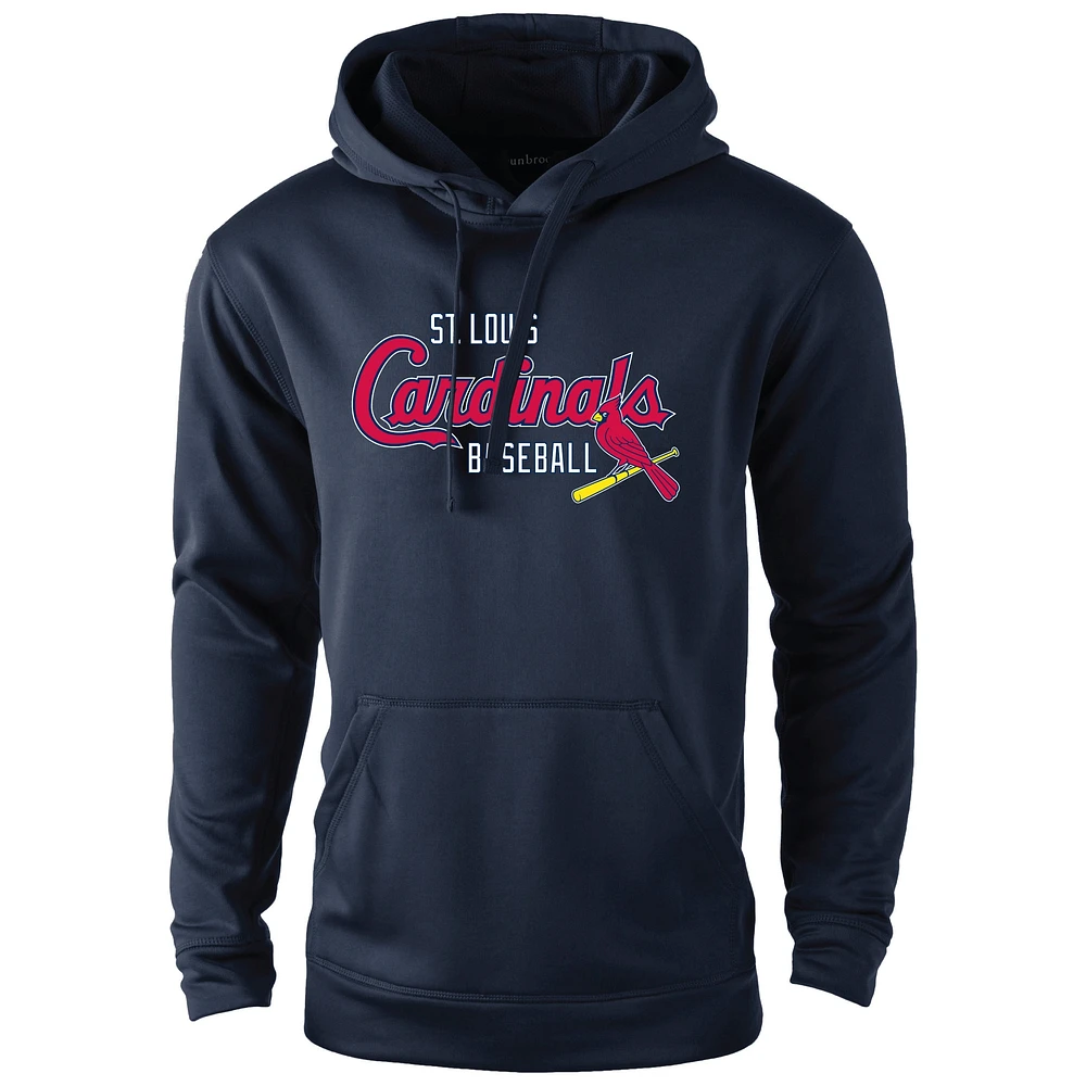 Men's Dunbrooke Navy St. Louis Cardinals Champion Pullover Hoodie