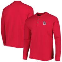 Men's Dunbrooke St. Louis Cardinals Red Maverick Long Sleeve T-Shirt