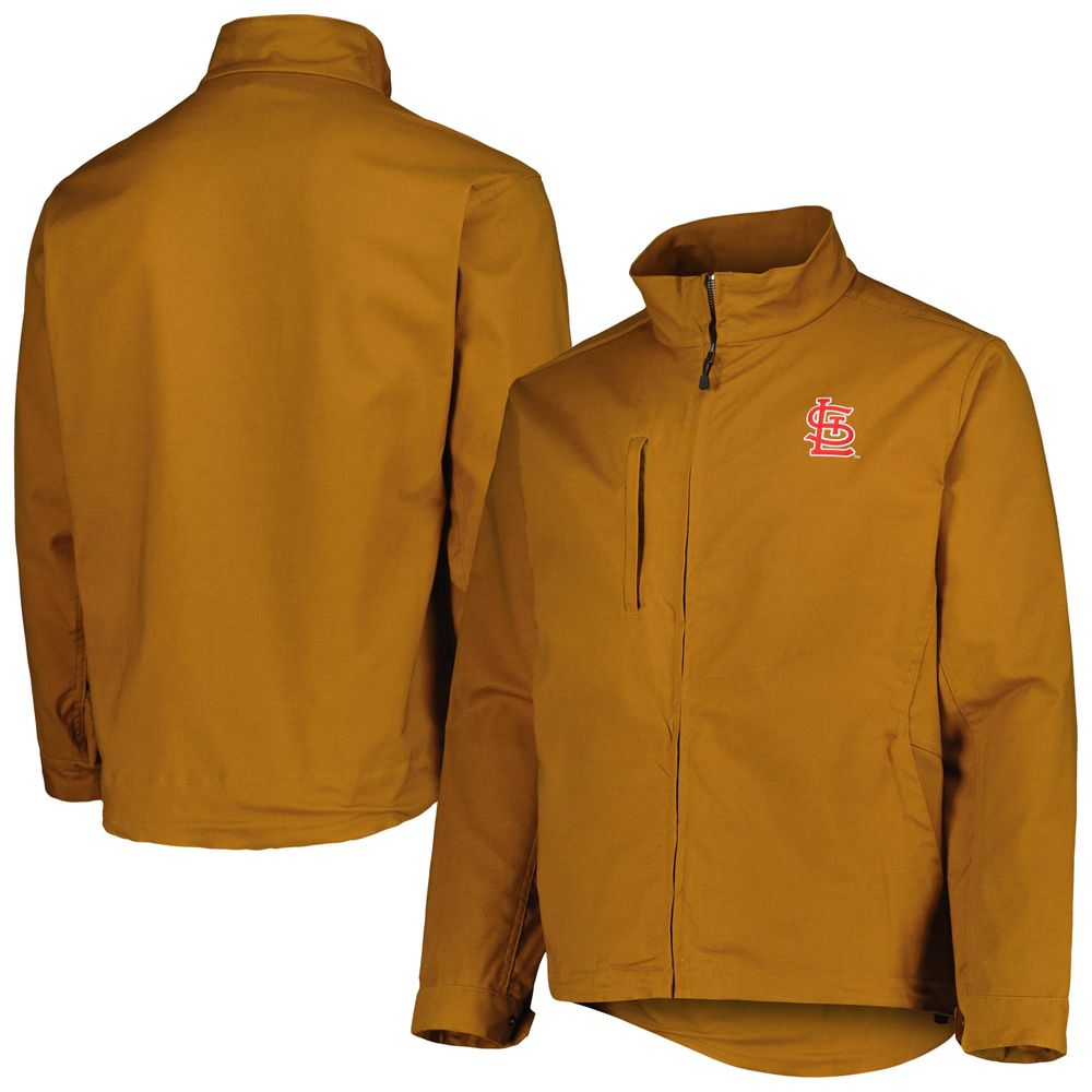 Lids St. Louis Cardinals Dunbrooke Journey Tri-Blend Full-Zip Jacket - Tan