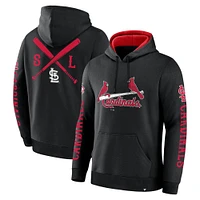 Men's Fanatics  Black St. Louis Cardinals Big City Legacy Fleece Pullover Hoodie