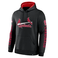 Men's Fanatics  Black St. Louis Cardinals Big City Legacy Fleece Pullover Hoodie