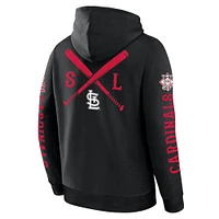 Men's Fanatics  Black St. Louis Cardinals Big City Legacy Fleece Pullover Hoodie
