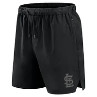 Men's Fanatics Black St. Louis Cardinals Front Office Micro Tonal Shorts