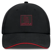 Men's Fanatics Black St. Louis Cardinals Level Up Driver Adjustable Hat