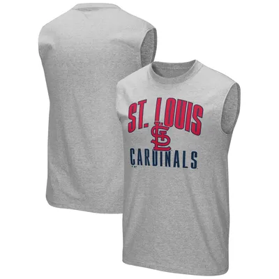 Men's Fanatics Branded Heathered Gray/Cardinal Arizona Cardinals