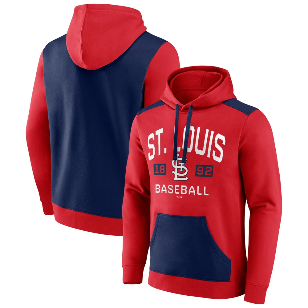 Youth Red St. Louis Cardinals Team Color Wordmark Full-Zip Hoodie