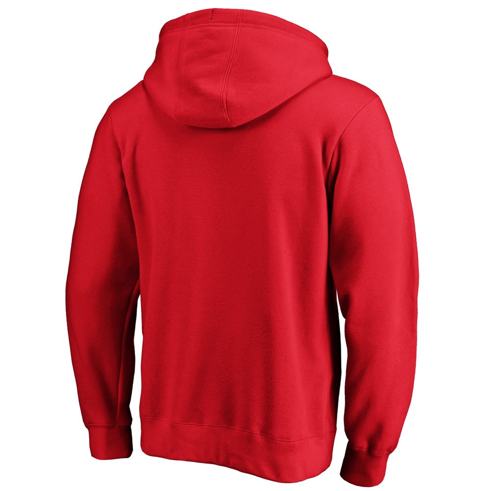 Men's St. Louis Cardinals Red Big & Tall Fleece Pullover Hoodie