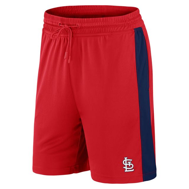 Men's Fanatics Branded Red St. Louis Cardinals Clincher Mesh Shorts