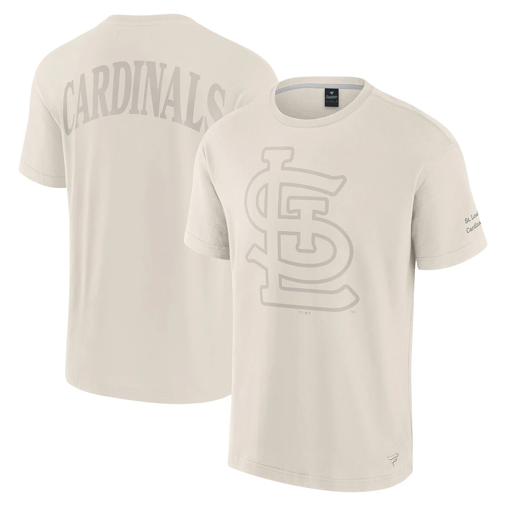 T-shirt emblématique pour homme Fanatics crème St. Louis Cardinals Elements