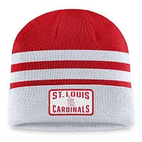 Bonnet en tricot à revers Fanatics gris St. Louis Cardinals pour hommes