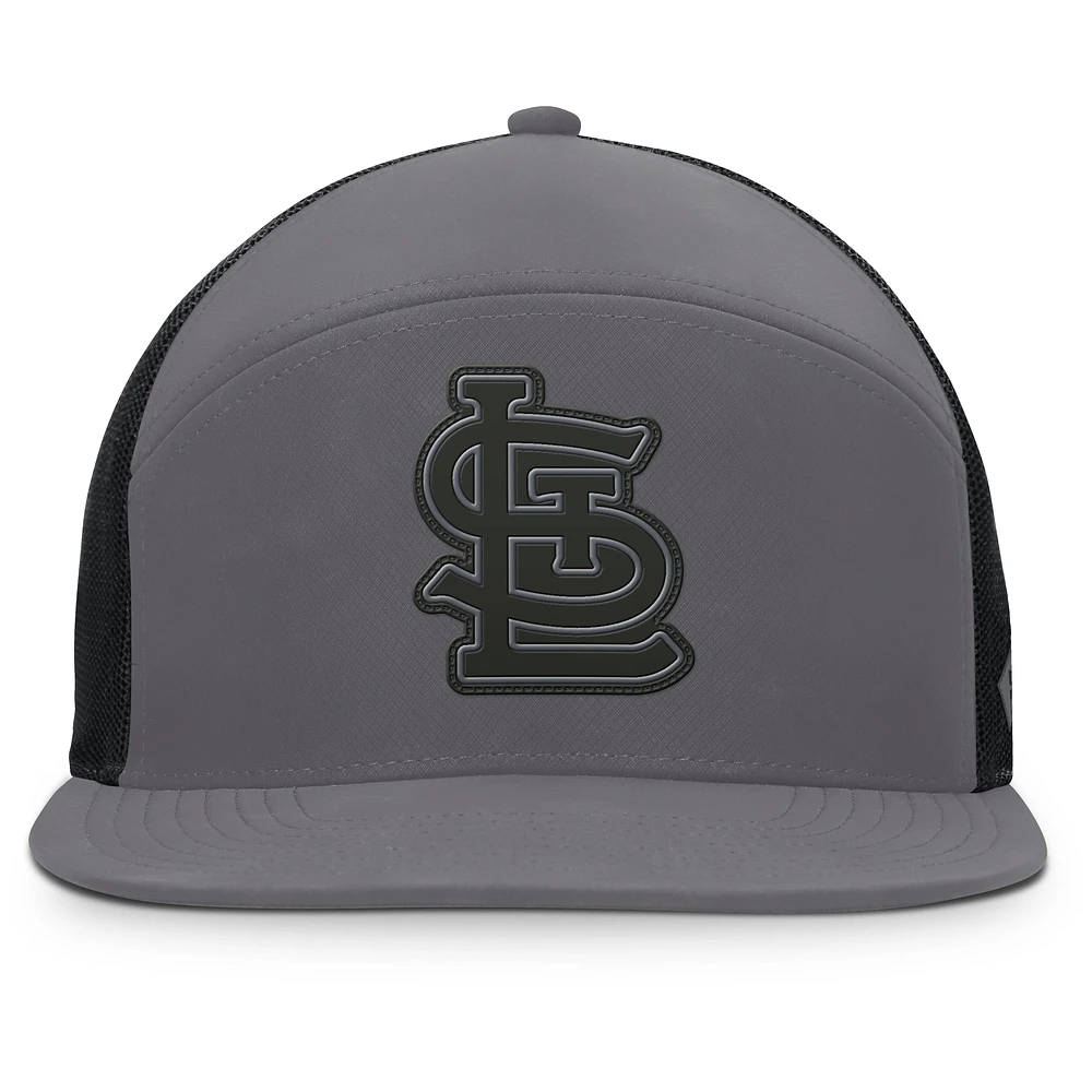 Casquette ajustable Fairweather grise pour hommes de la marque Fanatics des Cardinals de St. Louis