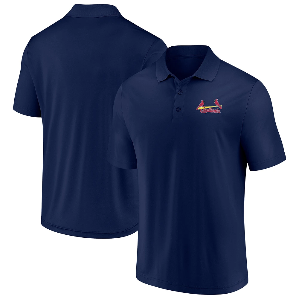 Polo Fanatics bleu marine pour homme avec composant des Cardinals de St. Louis