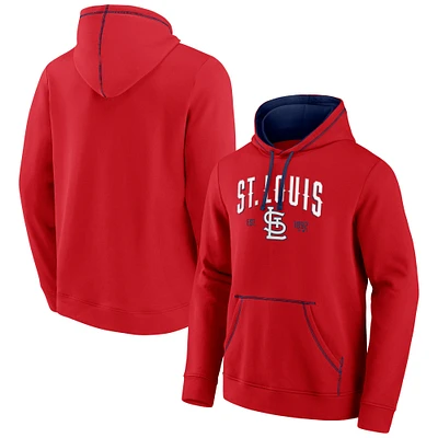 Men's Fanatics Red/Navy St. Louis Cardinals Ultimate Champion - Pullover Hoodie