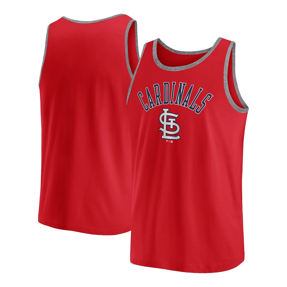 Men's Fanatics Red St. Louis Cardinals Bet Tank Top