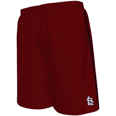 Short en maille grand et Fanatics Red St. Louis Cardinals pour hommes