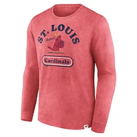 T-shirt à manches longues rouge pour homme Fanatics St. Louis Cardinals Circus Catch