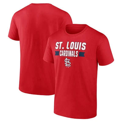 T-shirt rouge pour homme Fanatics St. Louis Cardinals Close Victory