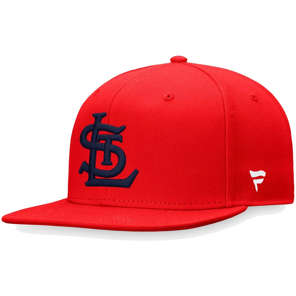 Casquette Snapback Core Snapback Fanatics Red St. Louis Cardinals Cooperstown Collection pour hommes