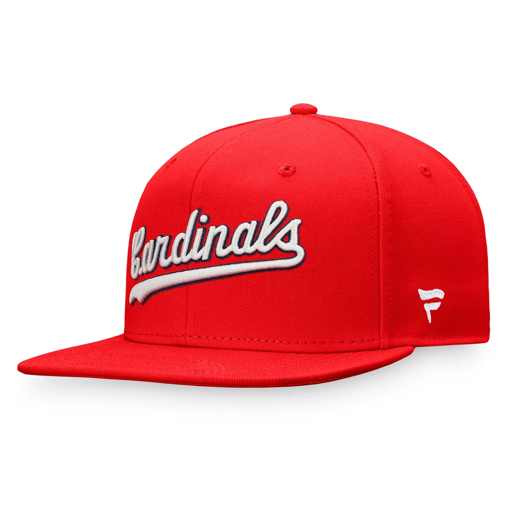 Casquette ajustée Fanatics Red St. Louis Cardinals Cooperstown Collection pour hommes